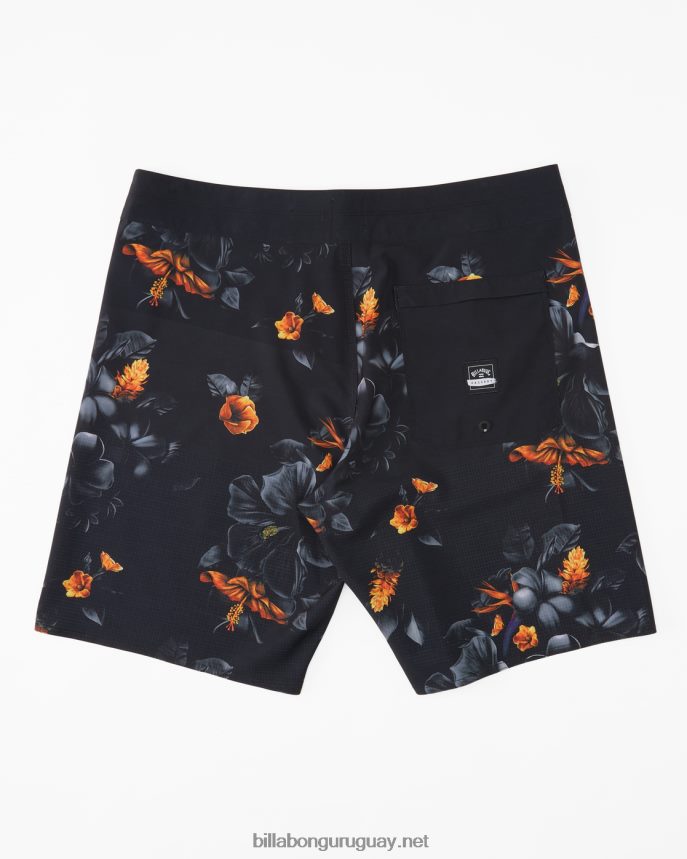shorts de playa kamea lava floral airlite performance 19\'\' hombres negro DR6844118 Billabong