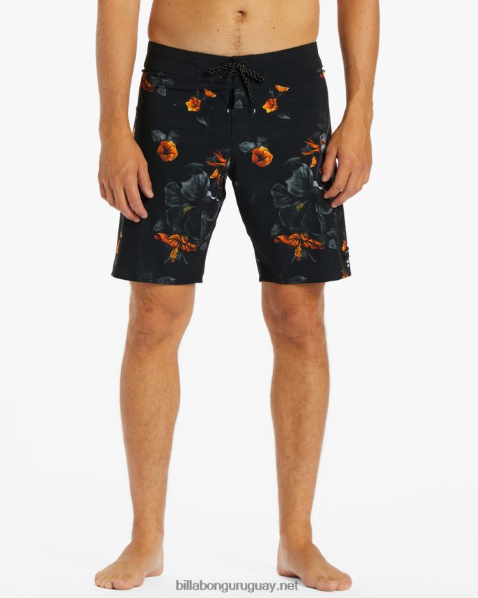 shorts de playa kamea lava floral airlite performance 19\'\' hombres negro DR6844118 Billabong
