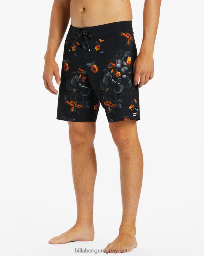 shorts de playa kamea lava floral airlite performance 19\'\' hombres negro DR6844118 Billabong
