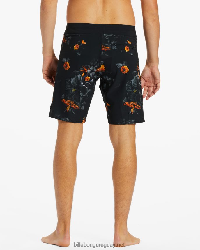 shorts de playa kamea lava floral airlite performance 19\'\' hombres negro DR6844118 Billabong