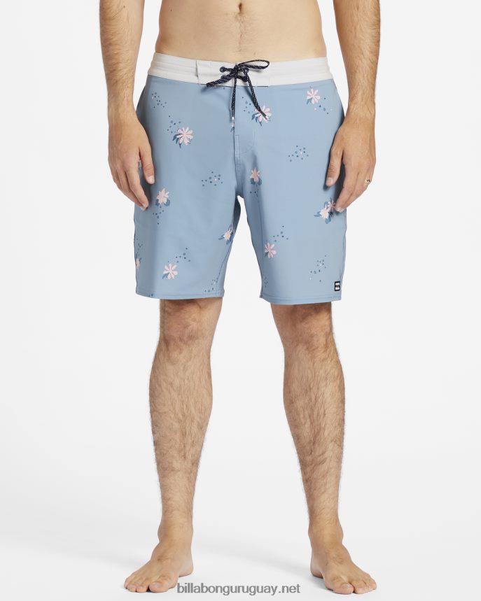 shorts de playa lo tide 19\'\' hombres azul lavado DR6844164 Billabong