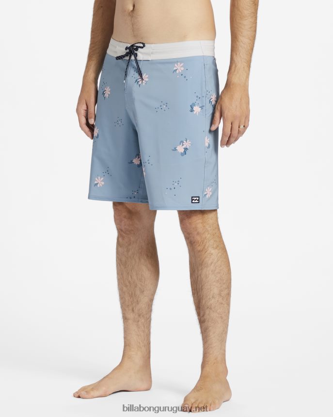 shorts de playa lo tide 19\'\' hombres azul lavado DR6844164 Billabong