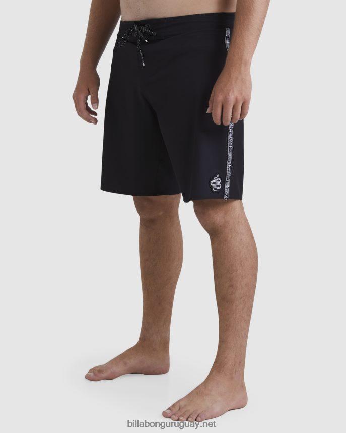 shorts de playa pilpeled dbah pro 19\'\' hombres negro DR684457 Billabong