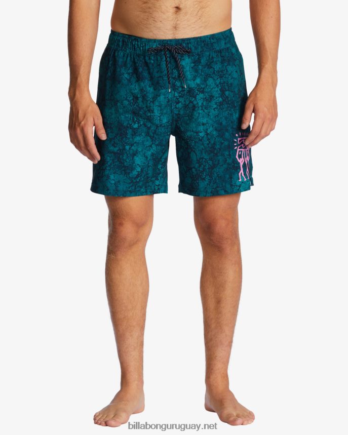 shorts de playa riot layback 17\'\' hombres marina DR6844108 Billabong