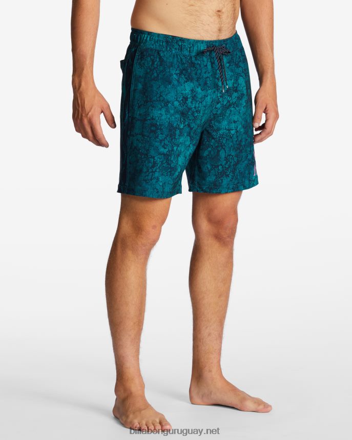 shorts de playa riot layback 17\'\' hombres marina DR6844108 Billabong