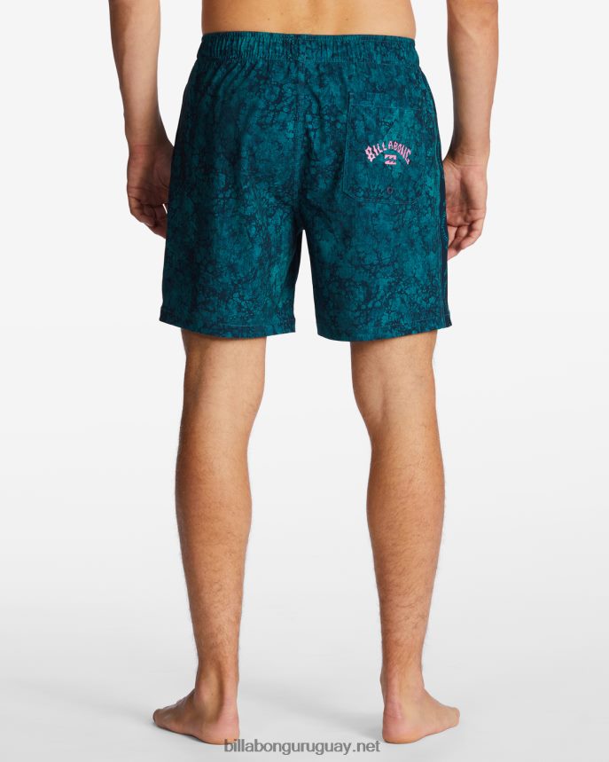 shorts de playa riot layback 17\'\' hombres marina DR6844108 Billabong