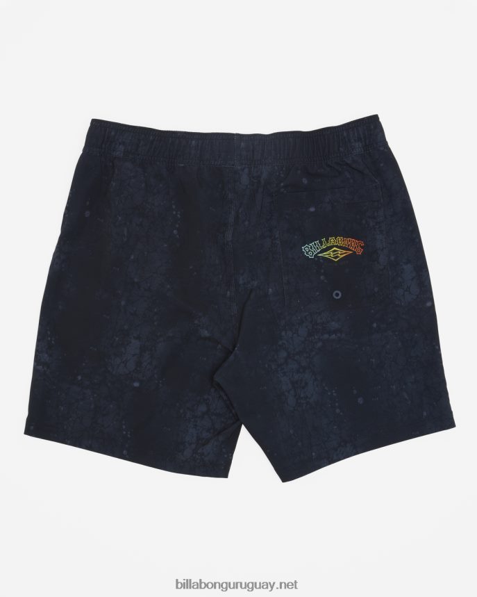 shorts de playa riot layback 17\'\' hombres índigo DR68449 Billabong
