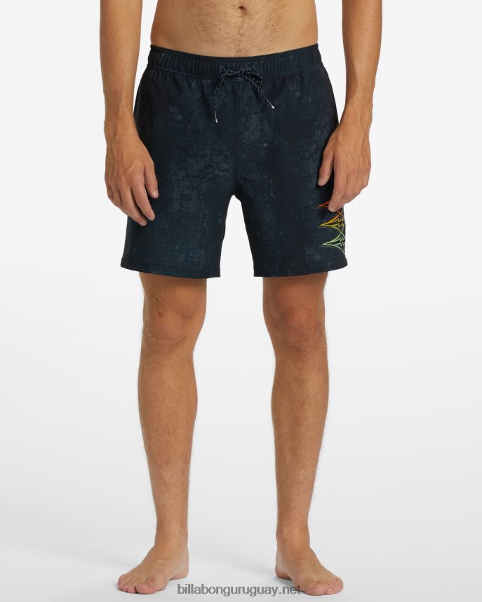 shorts de playa riot layback 17\'\' hombres índigo DR68449 Billabong