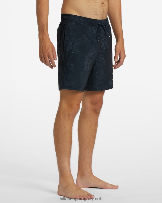 shorts de playa riot layback 17\'\' hombres índigo DR68449 Billabong
