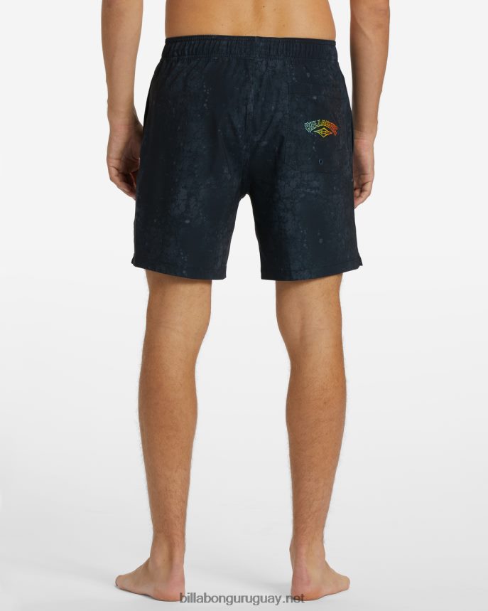 shorts de playa riot layback 17\'\' hombres índigo DR68449 Billabong