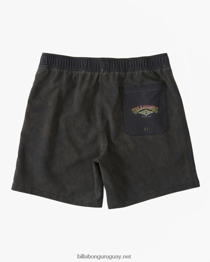 shorts de playa riot layback 17\'\' hombres negro DR6844107 Billabong