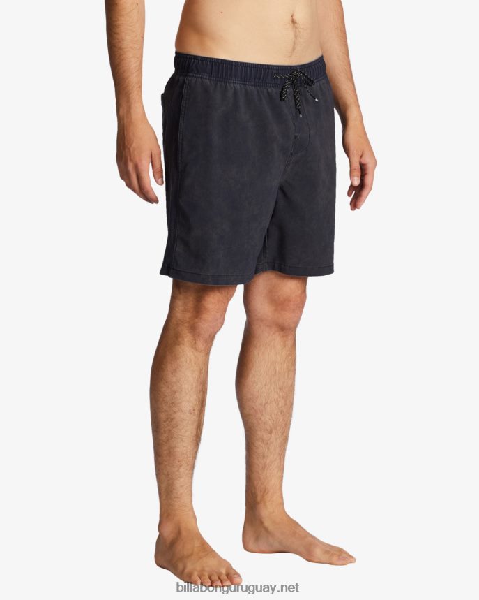 shorts de playa riot layback 17\'\' hombres negro DR6844107 Billabong