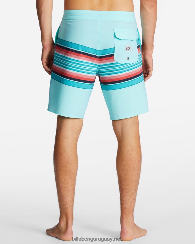shorts de playa spinner lo tide 18\'\' hombres menta DR6844165 Billabong