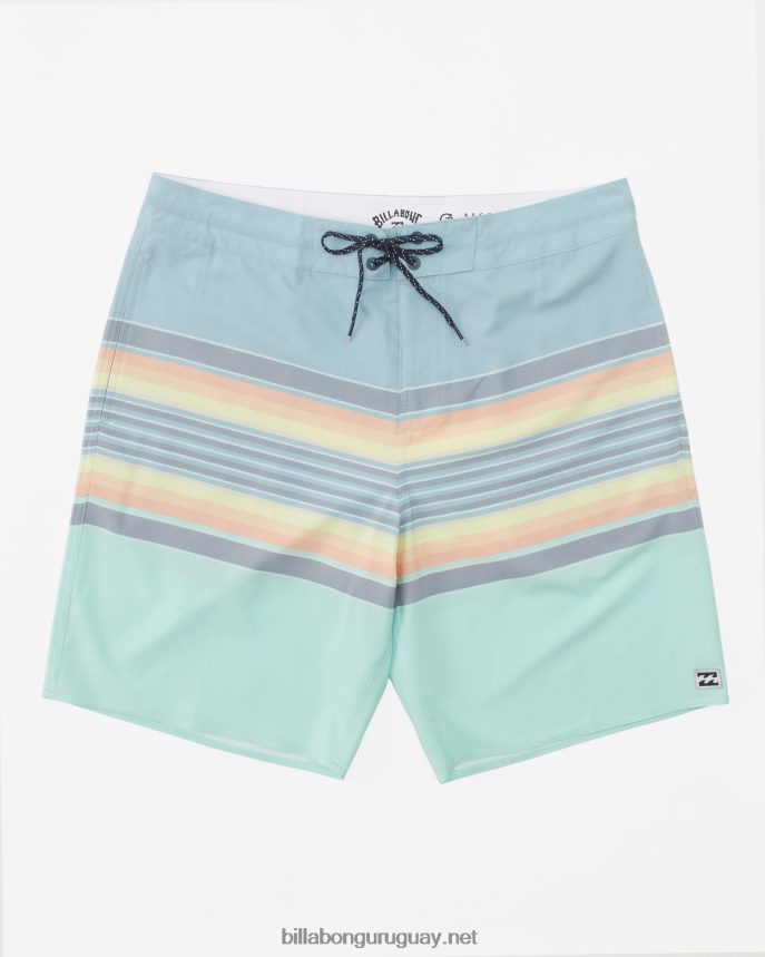 shorts de playa spinner lo tide 18'' hombres menta DR684448 Billabong