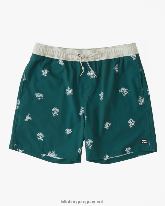 shorts de playa sundays layback 17'' hombres bosque DR6844127 Billabong