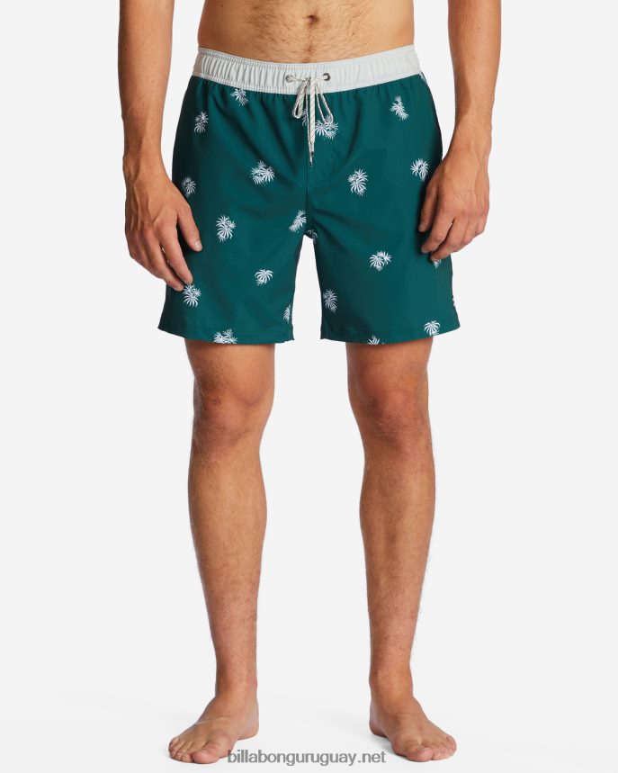 shorts de playa sundays layback 17\'\' hombres bosque DR6844127 Billabong