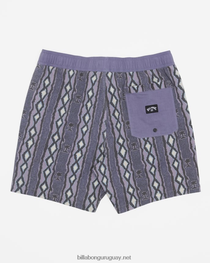 shorts de playa sundays layback 17\'\' hombres lavanda DR684449 Billabong