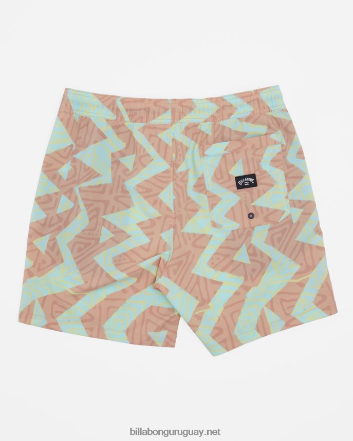 shorts de playa sundays layback 17\'\' hombres melón DR684473 Billabong