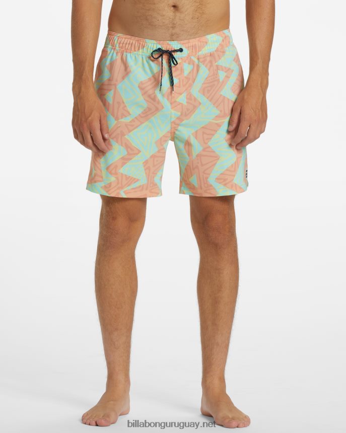 shorts de playa sundays layback 17\'\' hombres melón DR684473 Billabong