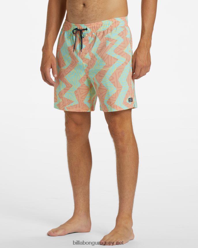 shorts de playa sundays layback 17\'\' hombres melón DR684473 Billabong