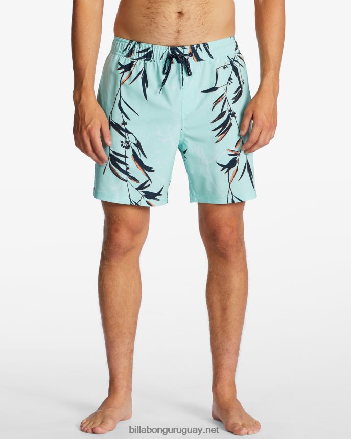 shorts de playa sundays layback 17\'\' hombres menta DR6844186 Billabong