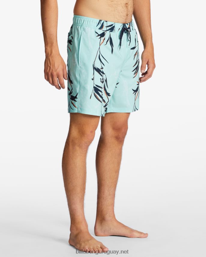shorts de playa sundays layback 17\'\' hombres menta DR6844186 Billabong