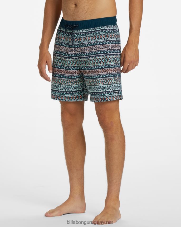 shorts de playa sundays layback 17\'\' hombres menta DR684462 Billabong