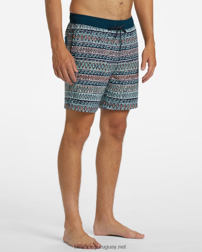 shorts de playa sundays layback 17\'\' hombres menta DR684462 Billabong