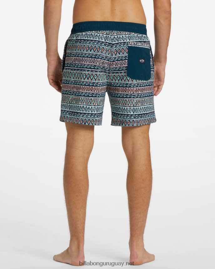 shorts de playa sundays layback 17\'\' hombres menta DR684462 Billabong
