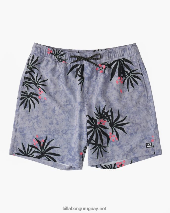 shorts de playa sundays layback 17'' hombres neblina púrpura DR6844134 Billabong