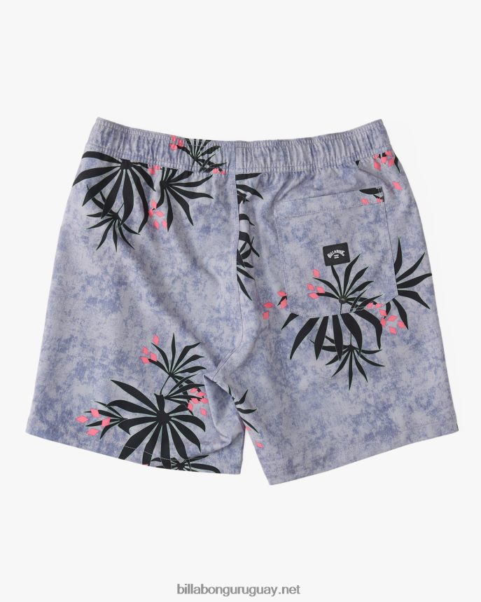 shorts de playa sundays layback 17\'\' hombres neblina púrpura DR6844134 Billabong