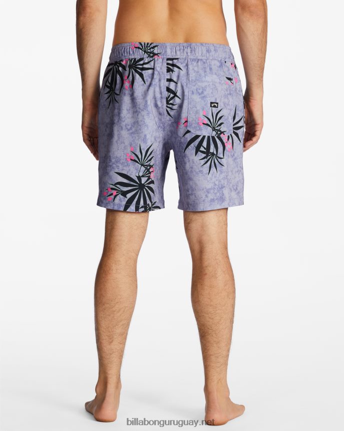 shorts de playa sundays layback 17\'\' hombres neblina púrpura DR6844134 Billabong