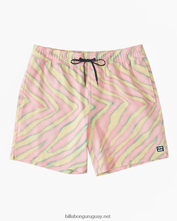 shorts de playa sundays layback 17'' hombres rosa DR6844166 Billabong