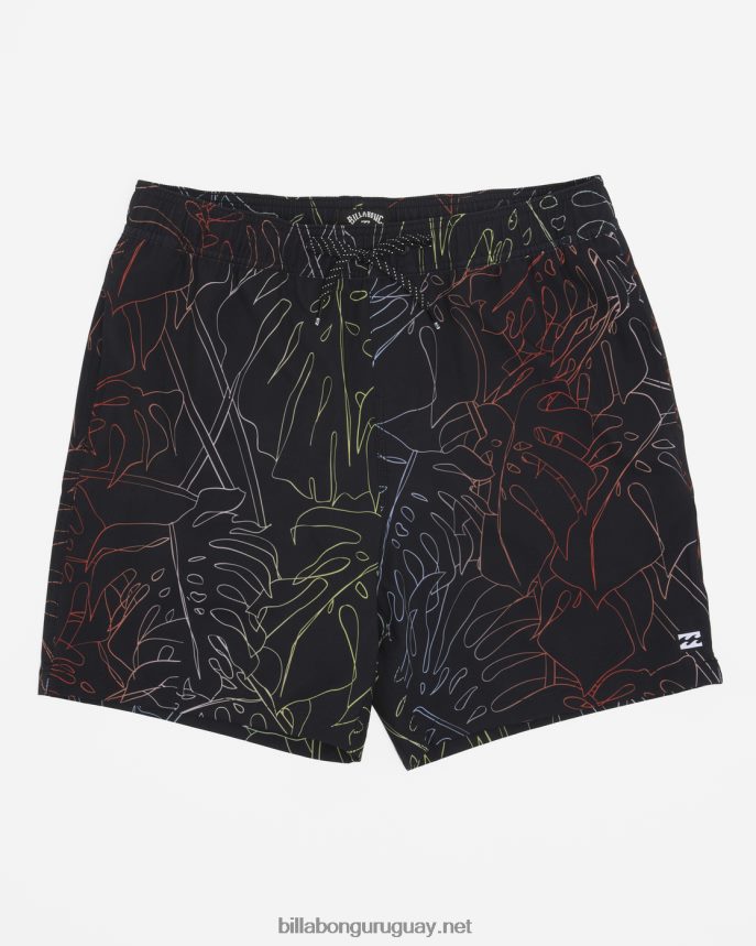 shorts de playa sundays layback 17'' hombres sigilo DR684489 Billabong