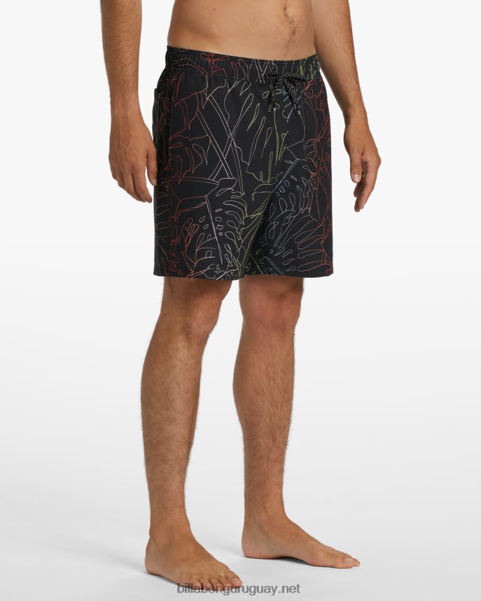 shorts de playa sundays layback 17\'\' hombres sigilo DR684489 Billabong
