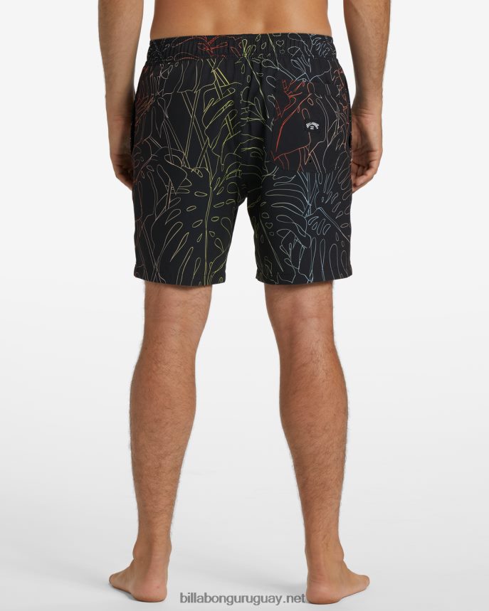 shorts de playa sundays layback 17\'\' hombres sigilo DR684489 Billabong