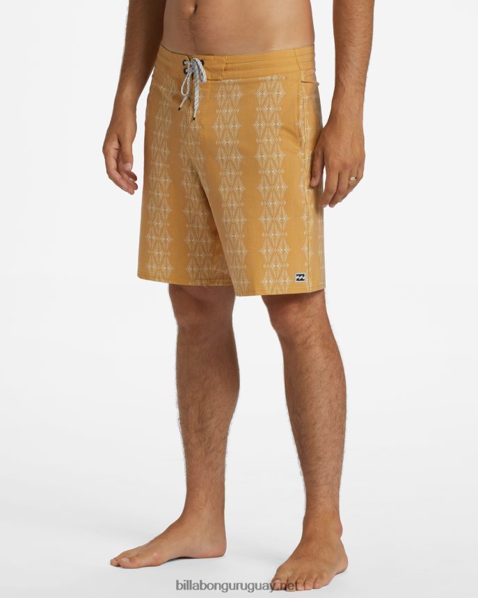 shorts de playa sundays lo tide 19\'\' hombres mostaza DR684417 Billabong