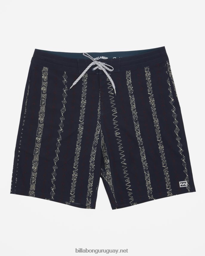 shorts de playa sundays lo tide 19'' hombres índigo DR684416 Billabong