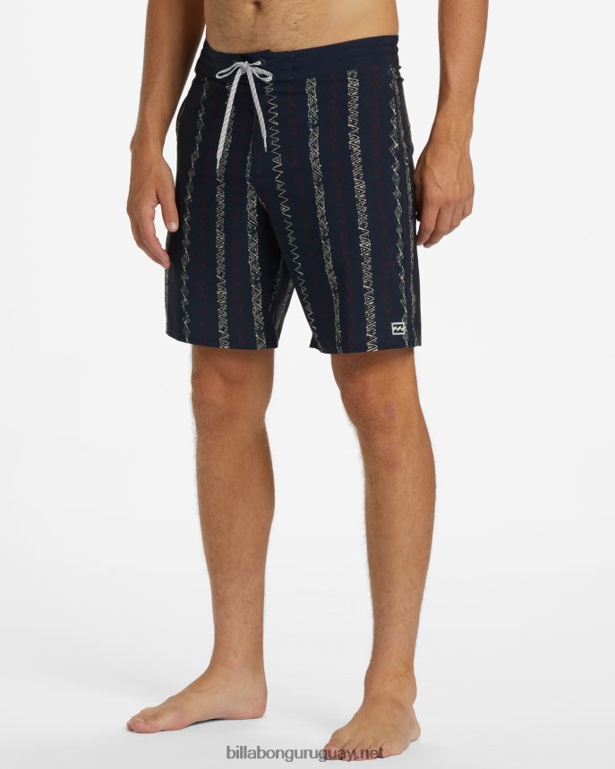 shorts de playa sundays lo tide 19\'\' hombres índigo DR684416 Billabong