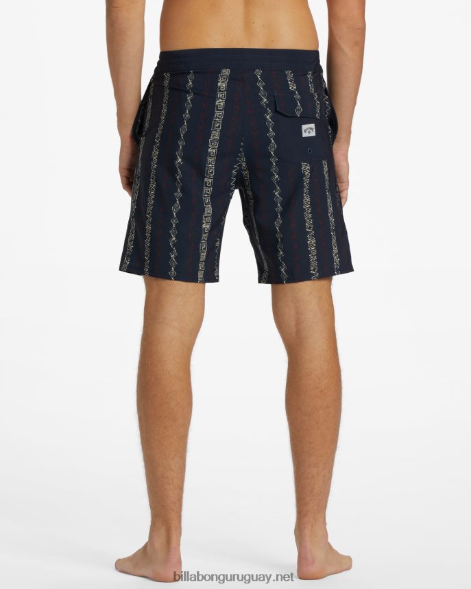 shorts de playa sundays lo tide 19\'\' hombres índigo DR684416 Billabong