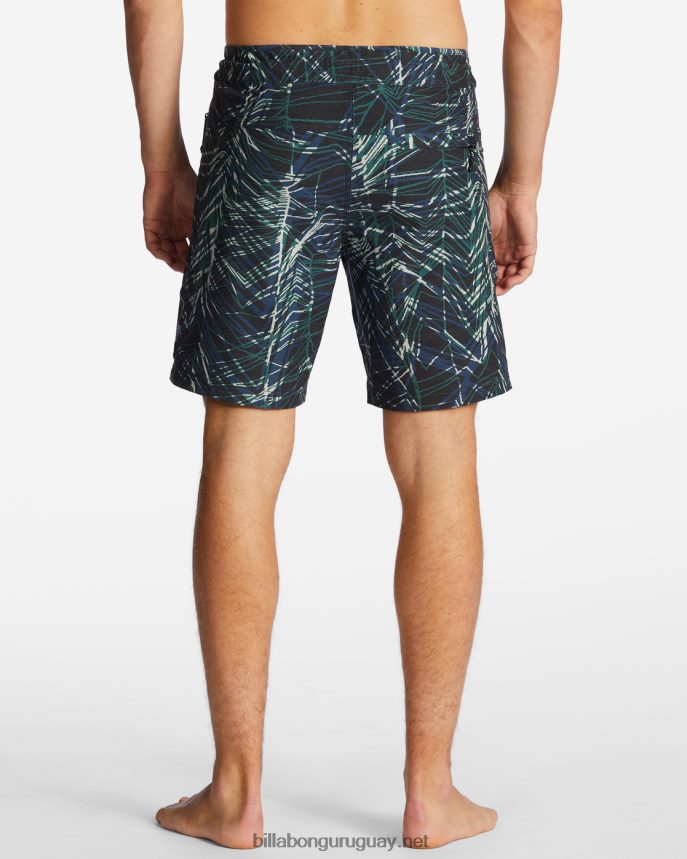 shorts de playa surftrek lo tide 18\'\' hombres bosque DR6844125 Billabong