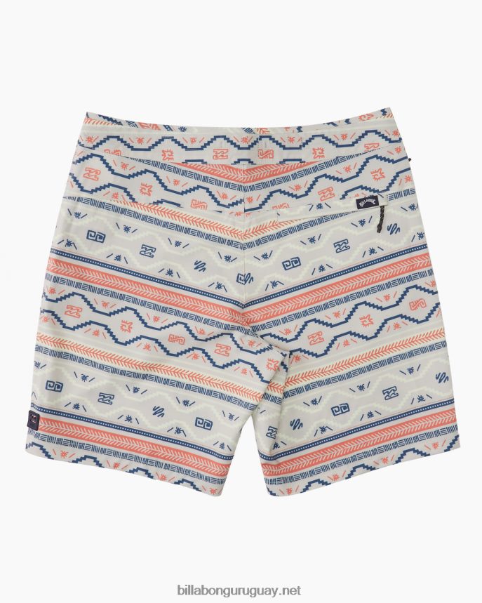 shorts de playa surftrek lo tide 18\'\' hombres chino DR684478 Billabong