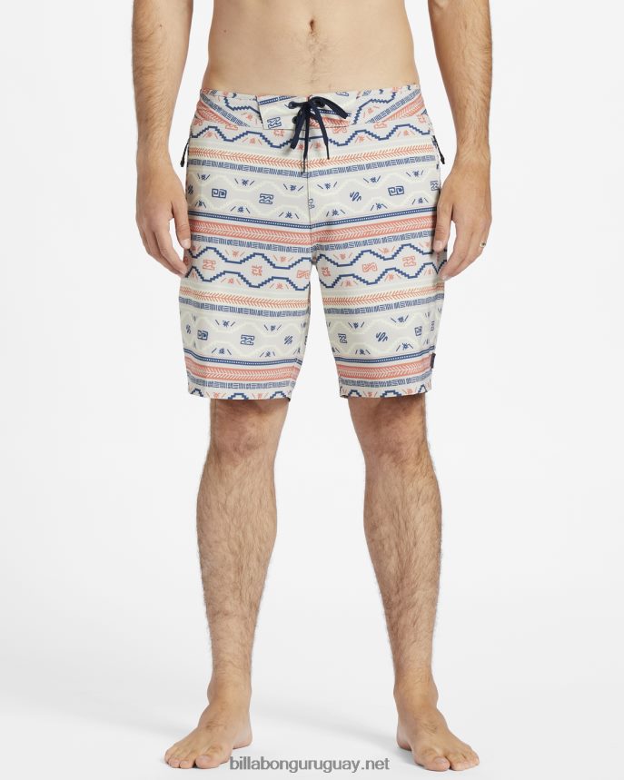 shorts de playa surftrek lo tide 18\'\' hombres chino DR684478 Billabong