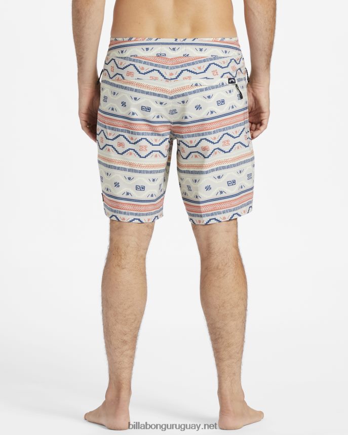 shorts de playa surftrek lo tide 18\'\' hombres chino DR684478 Billabong
