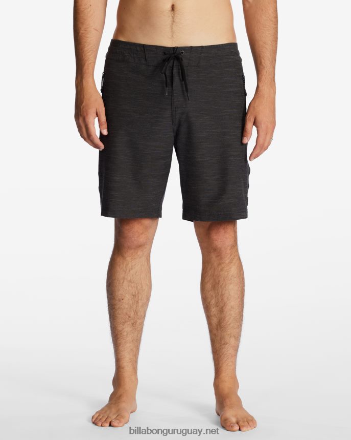 shorts de playa surftrek lo tide 18\'\' hombres negro DR684421 Billabong