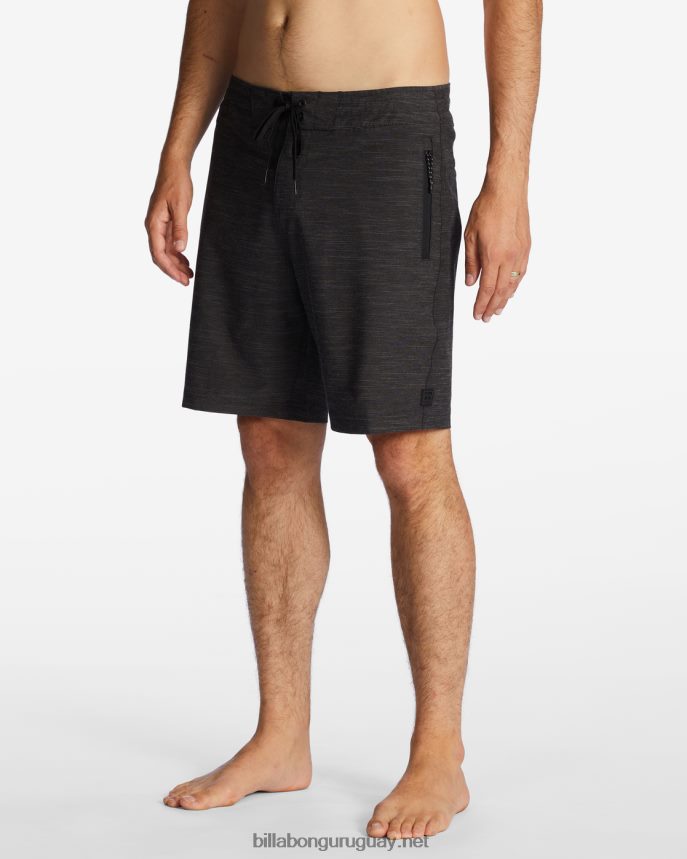 shorts de playa surftrek lo tide 18\'\' hombres negro DR684421 Billabong