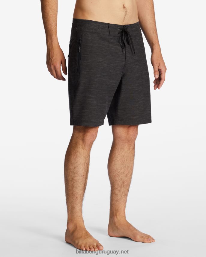 shorts de playa surftrek lo tide 18\'\' hombres negro DR684421 Billabong