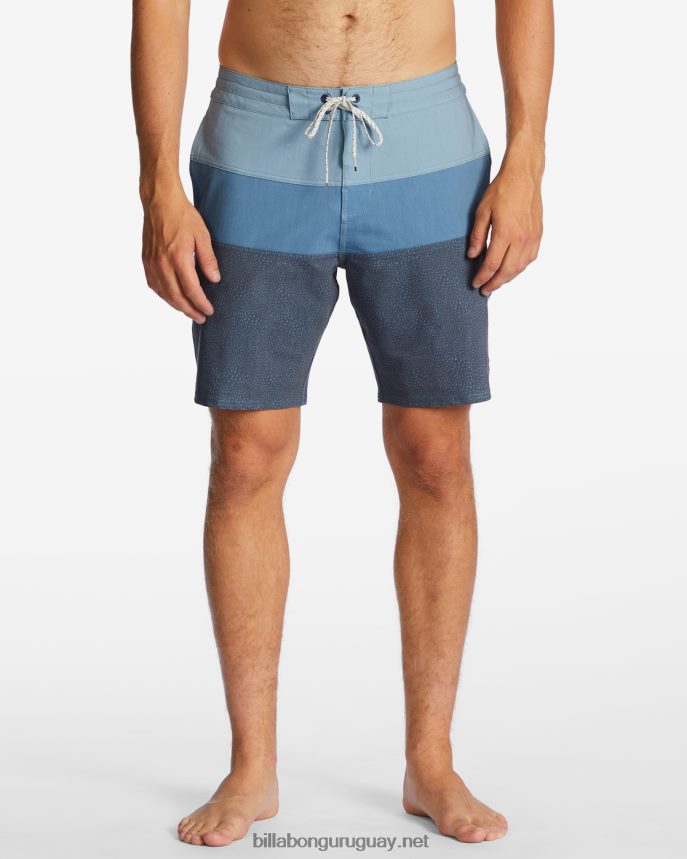 shorts de playa tribong lo tide 19\'\' hombres neblina azul DR684432 Billabong