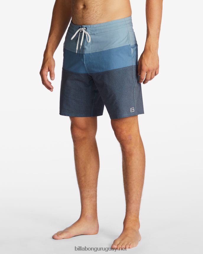 shorts de playa tribong lo tide 19\'\' hombres neblina azul DR684432 Billabong