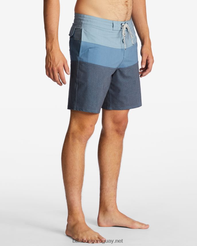 shorts de playa tribong lo tide 19\'\' hombres neblina azul DR684432 Billabong